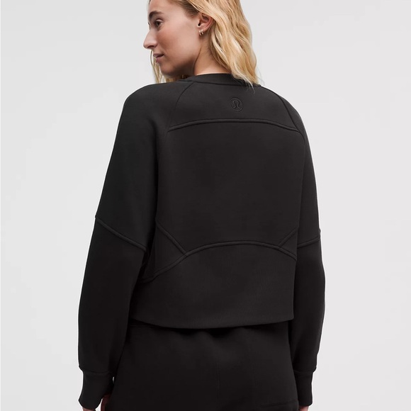 NWT ▪️ Lululemon Scuba Oversized Pullover Wordmark XL/XXL Black - Picture 3 of 6